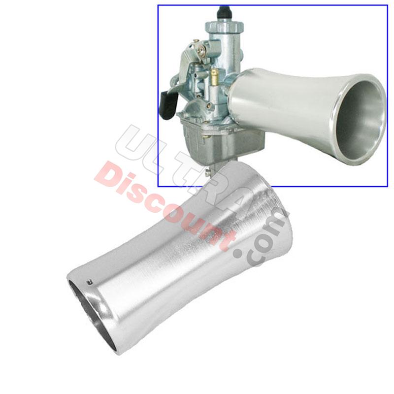 Air Funnel in alluminio per Dax (Lunghezza: 100mm), Ricambi Dax Skymax Air Funnel in alluminio per Dax (Lunghezza: 100mm), Ricambi Dax Skymax