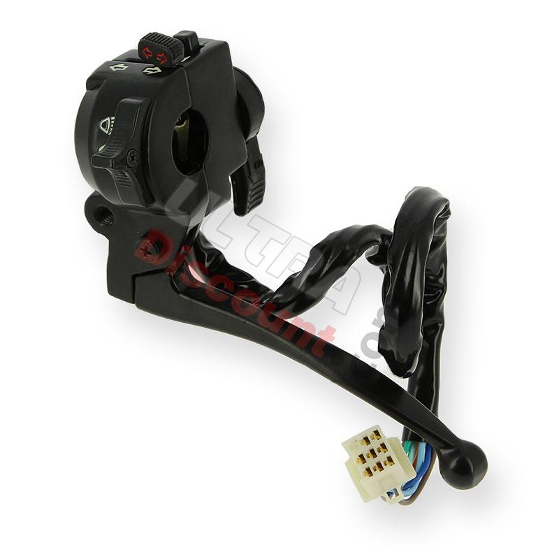 Unità comandi sinistra per Dax 50cc-125cc - Nero, Ricambi Dax Skymax Unità comandi sinistra per Dax 50cc-125cc - Nero, Ricambi Dax Skymax