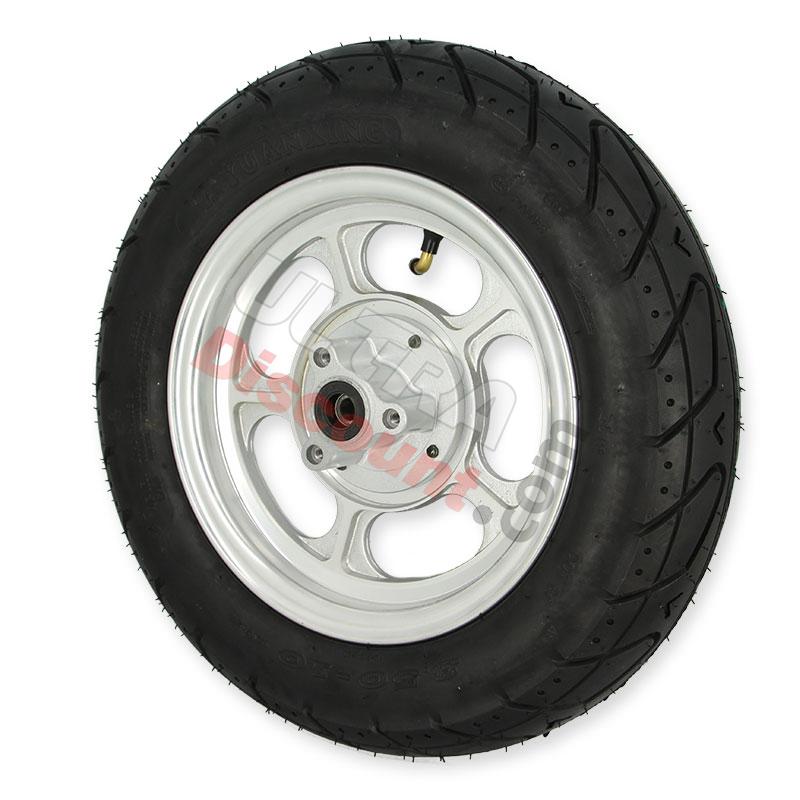 Ruota anteriore 3.50-10 completa per PBR Skyteam, Ricambi PBR Skyteam ZB Honda