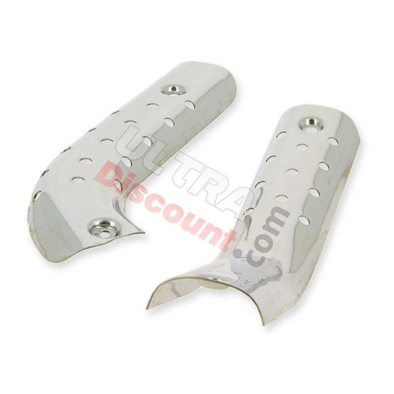 Pannelli di scarico cromati per Skyteam Dax 50-125cc, Ricambi Dax Skymax