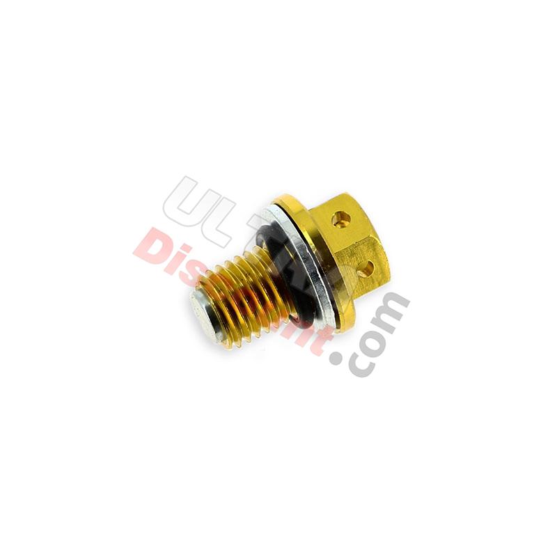 Tappo spurgo magnetico per Dax 50cc - 125cc (oro), Ricambi Dax Skymax Tappo spurgo magnetico per Dax 50cc - 125cc (oro), Ricambi Dax Skymax