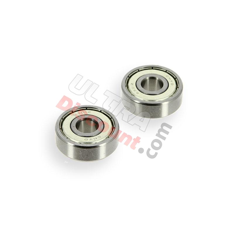 Lotto di 2 cuscinetti per ruota per Dax 50cc-125cc (6301Z), Ricambi Dax Skymax Lotto di 2 cuscinetti per ruota per Dax 50cc-125cc (6301Z), Ricambi Dax Skymax
