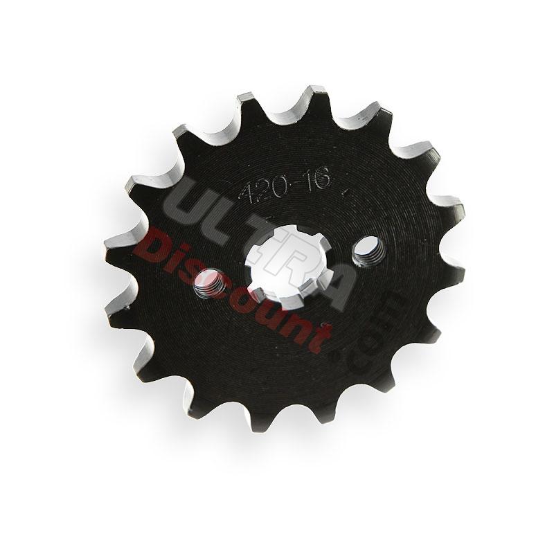 Pignone a 16 denti Per Dax 50cc - 125cc (420), Ricambi Dax Skymax Pignone a 16 denti Per Dax 50cc - 125cc (420), Ricambi Dax Skymax