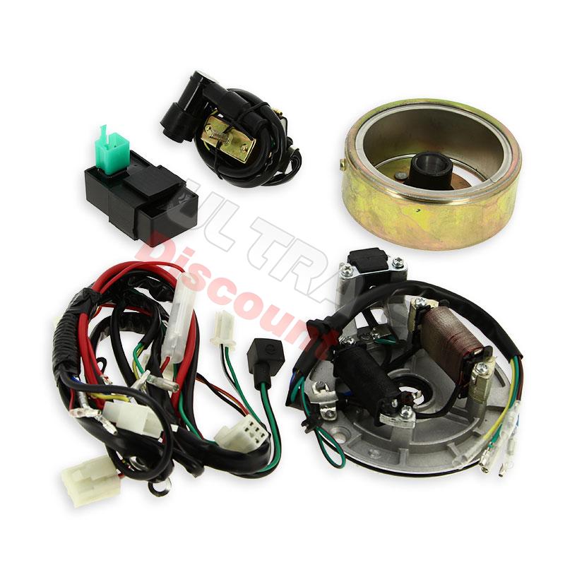 Sistema avviamento completo per Pit Bike 110cc avviamento a pedale, Ricambi Pit Bike Sistema avviamento completo per Pit Bike 110cc avviamento a pedale, Ricambi Pit Bike