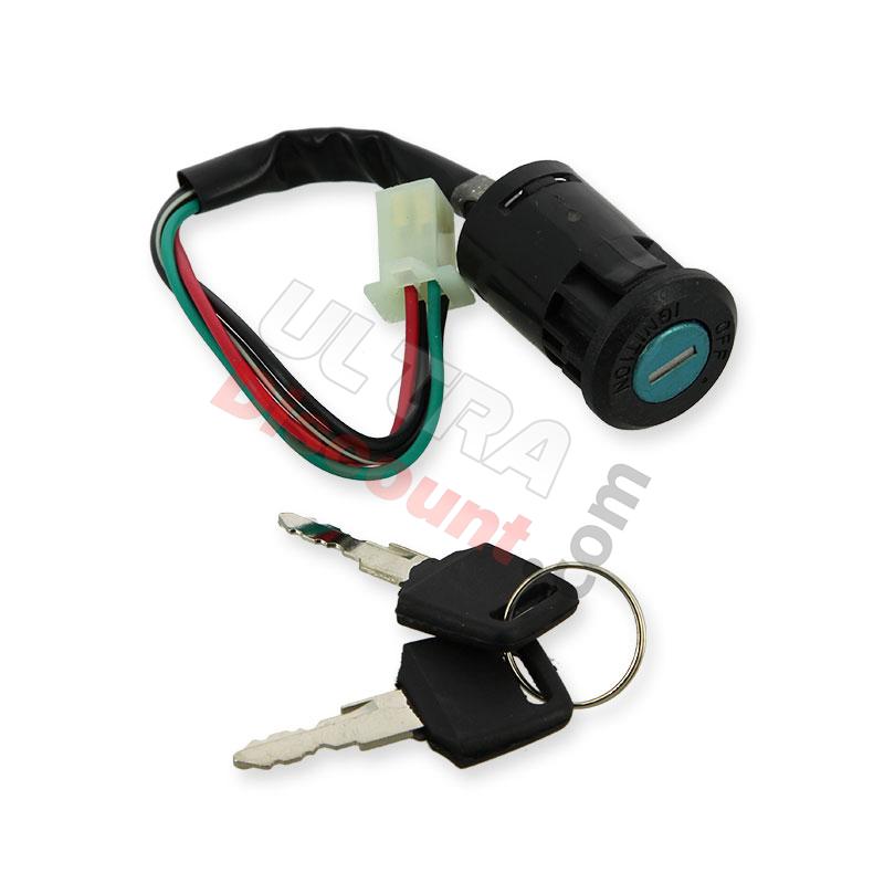 Blocchetto accensione per Quad 50cc 125cc (tipo 1), Ricambi Quad 110cc - 125cc Blocchetto accensione per Quad 50cc 125cc (tipo 1), Ricambi Quad 110cc - 125cc