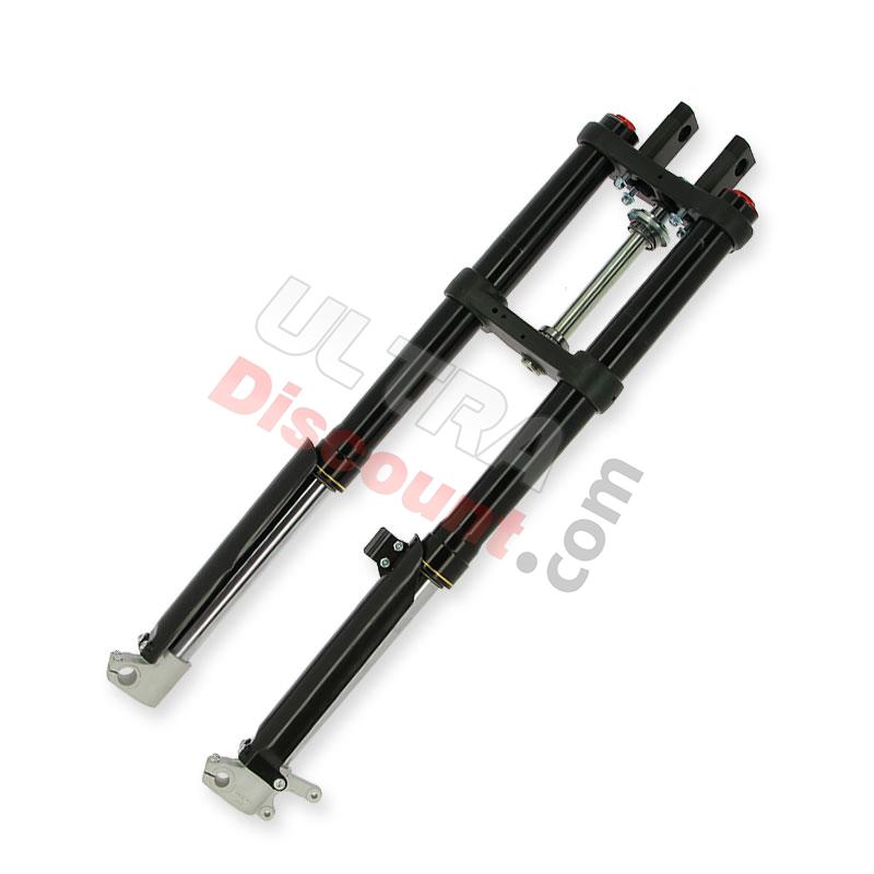 Forcella completa di alta qualità 800mm, asse di 15mm - Nero, Ricambi Pit Bike