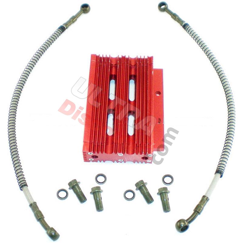 Radiatore olio per Pit Bike (rosso), Ricambi Pit Bike Radiatore olio per Pit Bike (rosso), Ricambi Pit Bike