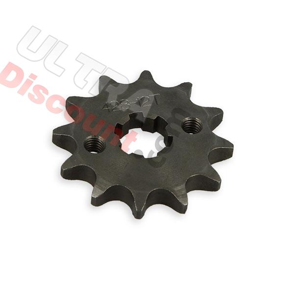 Pignone rinforzato a 12 denti Per Pit Bike (428 : Ø:17mm), Ricambi Pit Bike Pignone rinforzato a 12 denti Per Pit Bike (428 : Ø:17mm), Ricambi Pit Bike