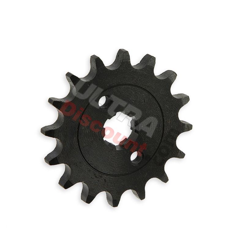 Pignone rinforzato a 16 denti Per Pit Bike (428 : Ø:17mm), Ricambi Pit Bike Pignone rinforzato a 16 denti Per Pit Bike (428 : Ø:17mm), Ricambi Pit Bike