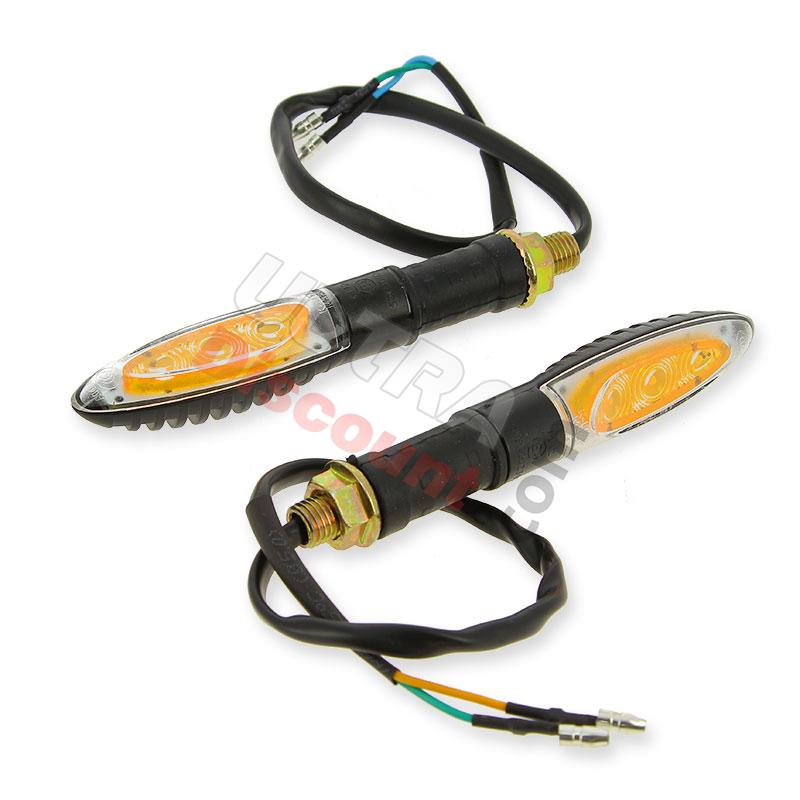 Indicatore di direzione Anteriore - posteriore LED per Monkey-Gorilla Skyteam 50-125cc, Ricambi Monkey - Gorilla