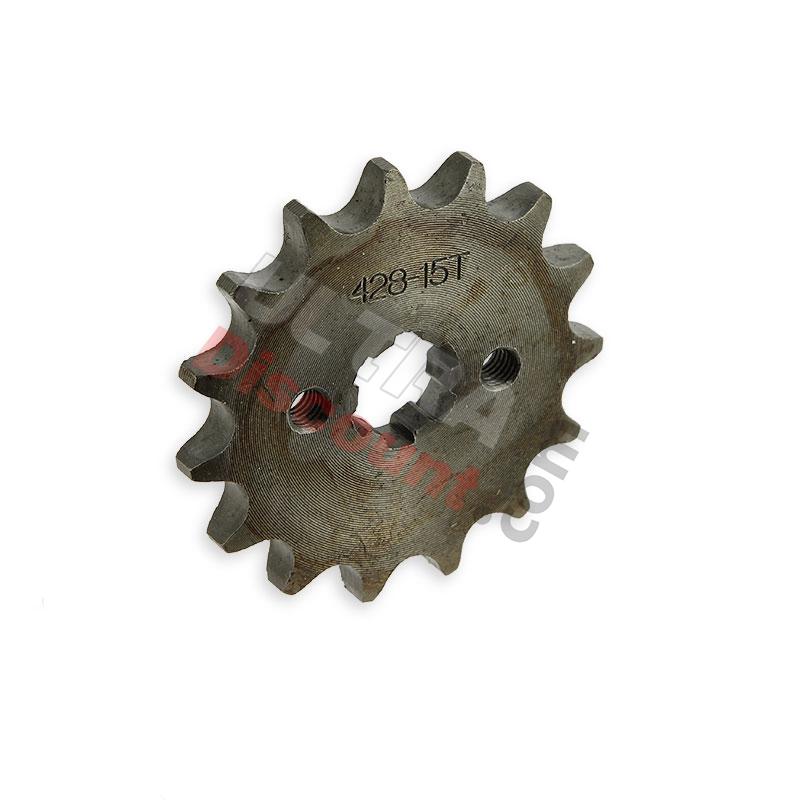 Pignone a 15 denti Per PBR 50cc - 125cc (428), Ricambi PBR Skyteam ZB Honda Pignone a 15 denti Per PBR 50cc - 125cc (428), Ricambi PBR Skyteam ZB Honda