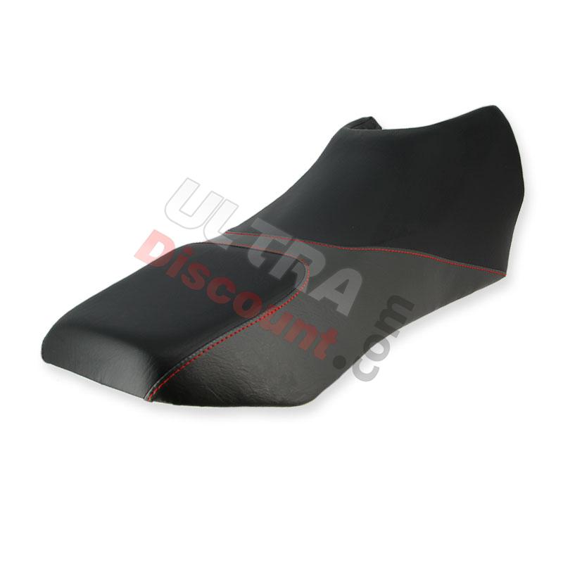 Sella PBR 2 posti - Nera con cuciture rosse, Ricambi PBR Skyteam ZB Honda Sella PBR 2 posti - Nera con cuciture rosse, Ricambi PBR Skyteam ZB Honda