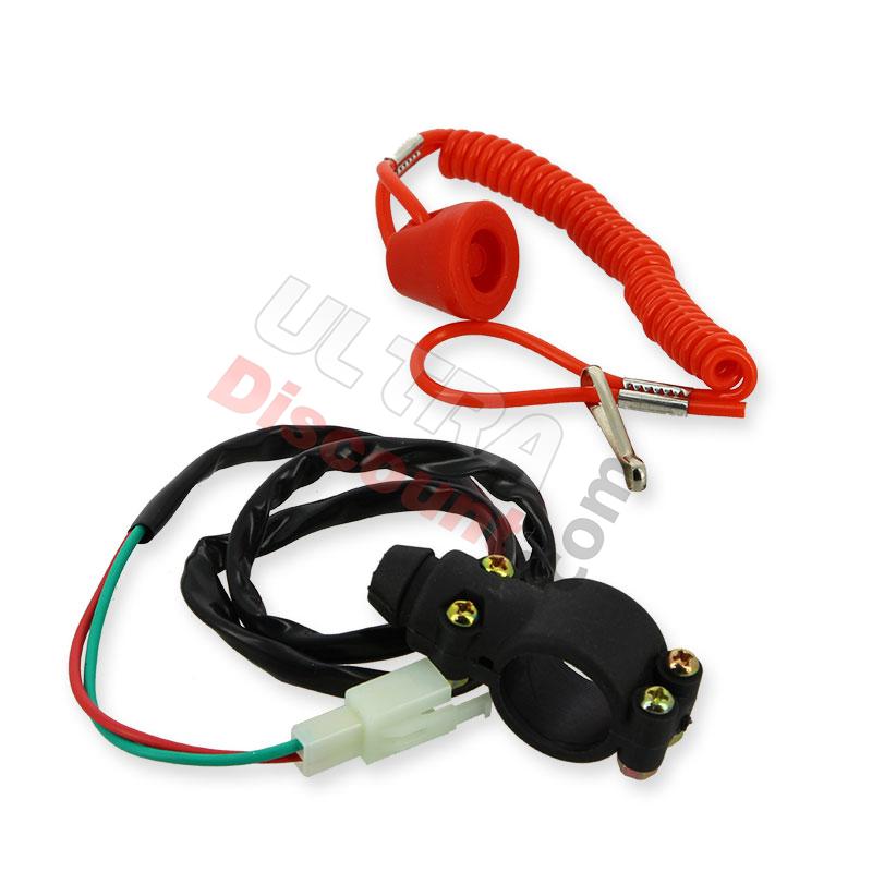Interruttore spegnimento distacco typo1 Rosso per Mini moto cross, Ricambi Mini moto cross Interruttore spegnimento distacco typo1 Rosso per Mini moto cross, Ricambi Mini moto cross