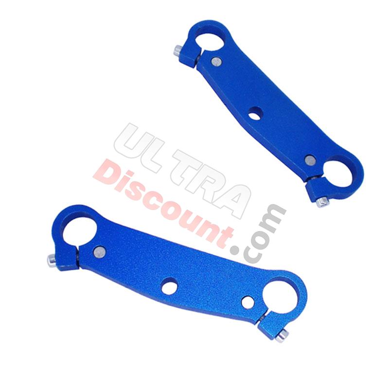 Coppia di teste forcella per mini moto (blu), Ricambi Mini Moto Coppia di teste forcella per mini moto (blu), Ricambi Mini Moto