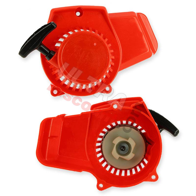 Avviamento a strappo Quick Start plastica rossa per mini moto (tipo 2), Ricambi Mini Moto