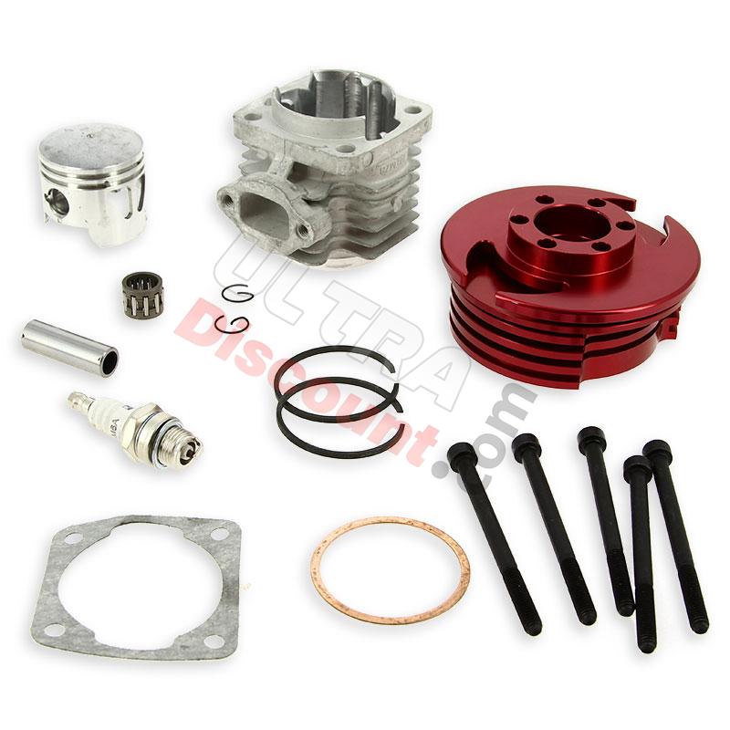 Kit 53cc 4 transferts asse di 10 mm (tipo C, rosso), Ricambi Mini Moto