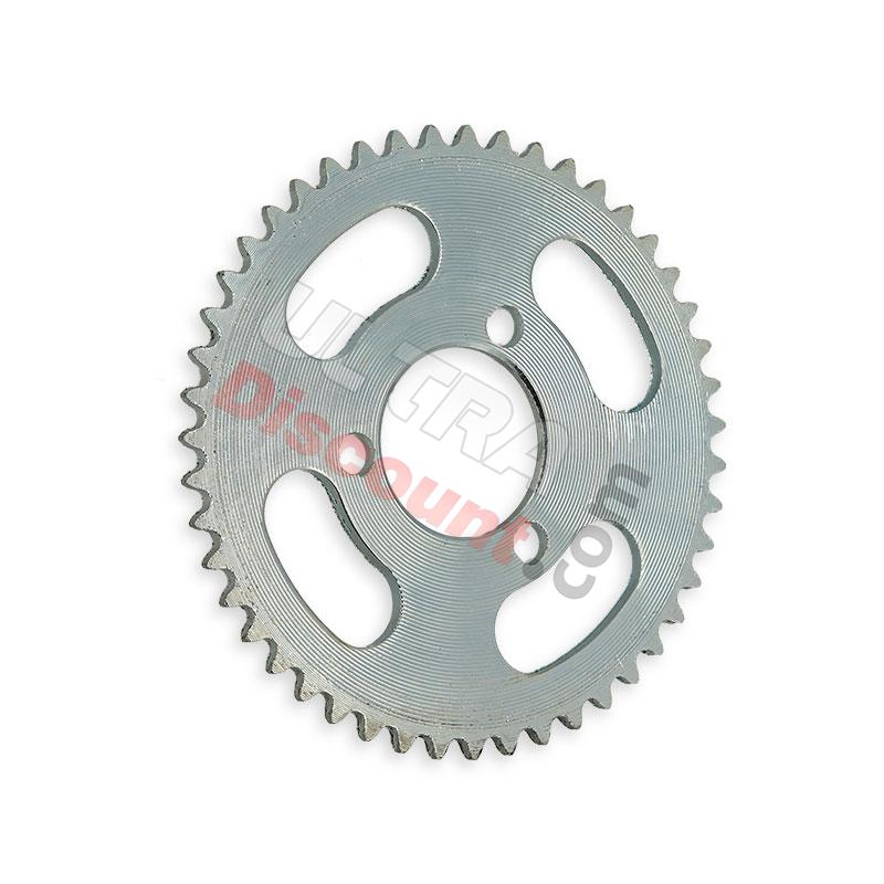 Corona rinforzata a 47 denti per mini (passo piccolo), Ricambi Mini Moto Corona rinforzata a 47 denti per mini (passo piccolo), Ricambi Mini Moto