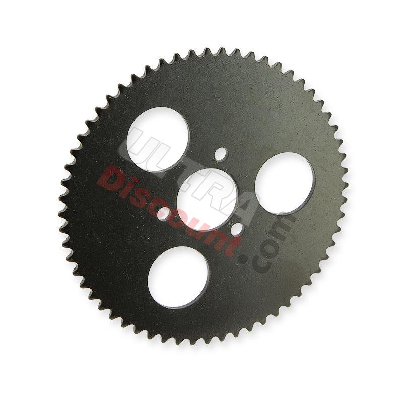 Corona rinforzata per mini moto a 60 denti (tipo 1, passo piccolo), Ricambi Pocket Blata MT4 Corona rinforzata per mini moto a 60 denti (tipo 1, passo piccolo), Ricambi Pocket Blata MT4