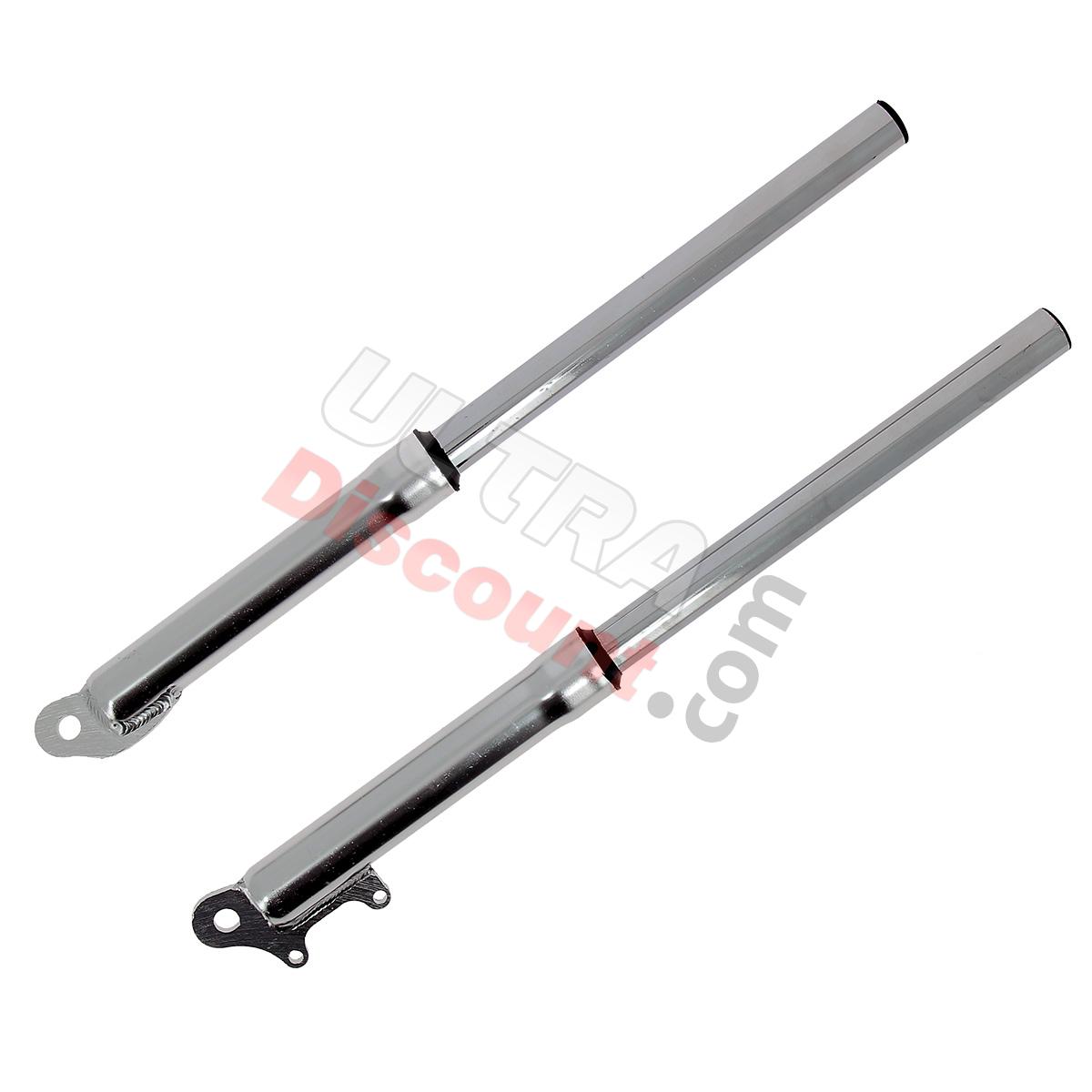 Steli forcella per mini moto cross argento (Tipo 1), Ricambi Mini moto cross