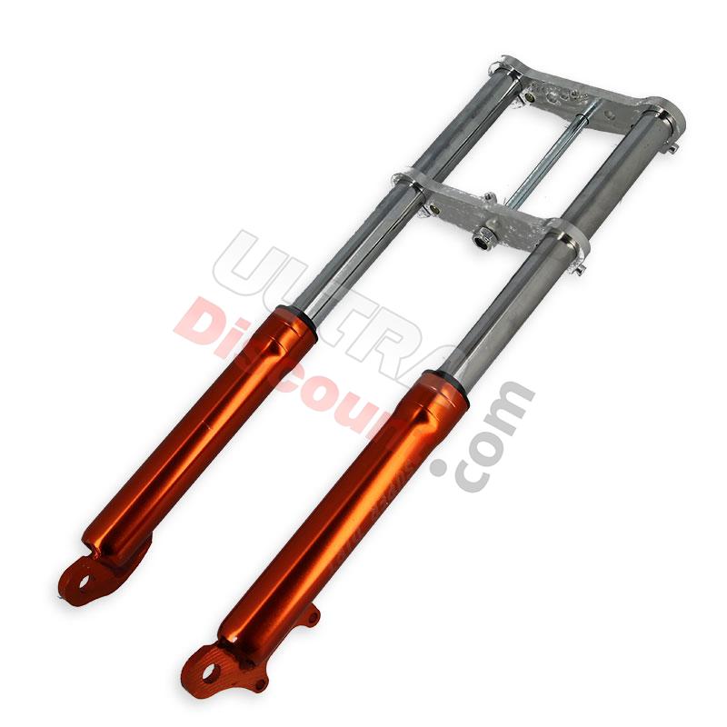 Forcella per mini moto cross arancione, Ricambi Mini moto cross