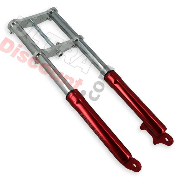 Forcella per mini moto cross rosso, Ricambi Mini moto cross