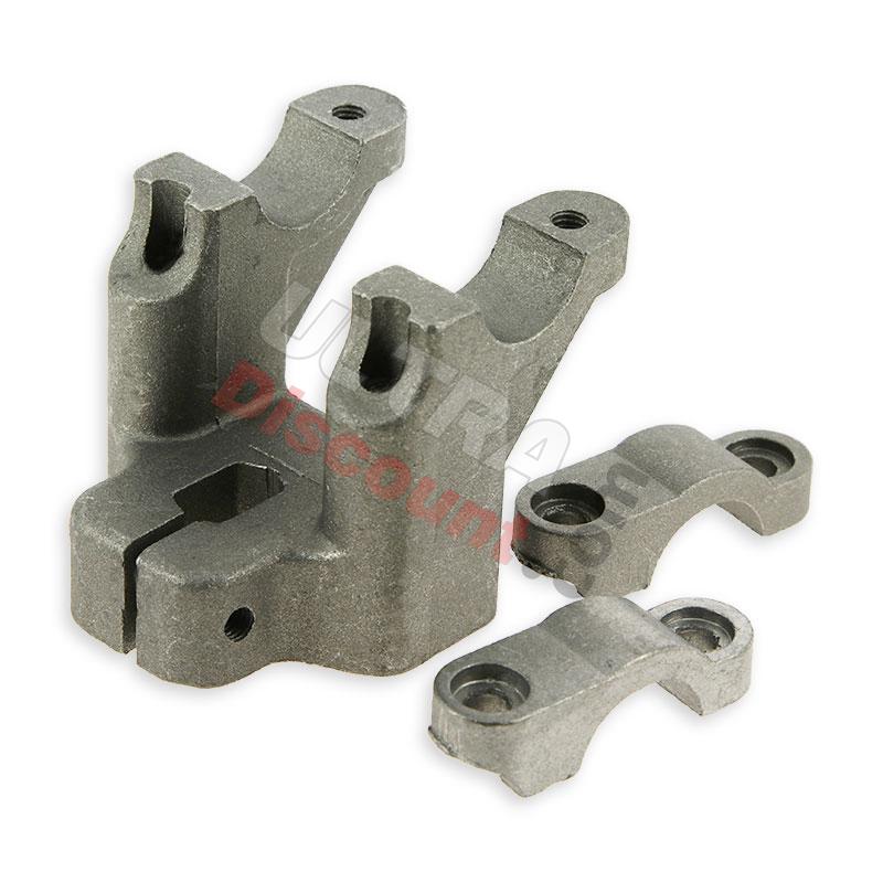 Supporto manubrio in alluminio (Tipo 2), Ricambi Mini moto cross