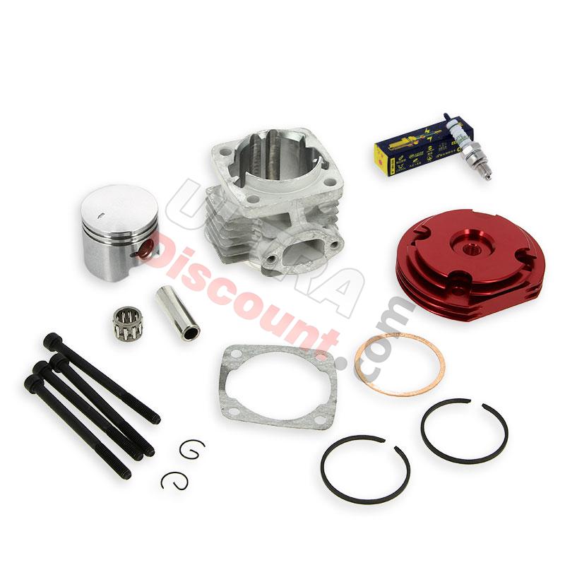 Kit 53cc 4 transferts asse di 10 mm (tipo B, Rosso), Ricambi Mini moto cross
