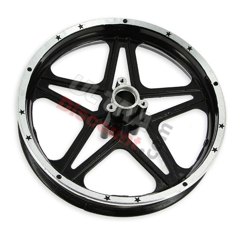 Cerchio anterior nero per mini moto cross (10'', tipo 1), Ricambi Mini moto cross Cerchio anterior nero per mini moto cross (10'', tipo 1), Ricambi Mini moto cross