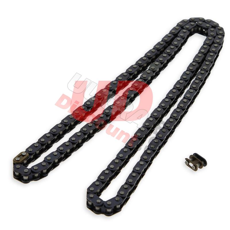 Catena rinforzata 59 Grandi Maglie (tipo TF8), Ricambi Mini moto cross Catena rinforzata 59 Grandi Maglie (tipo TF8), Ricambi Mini moto cross