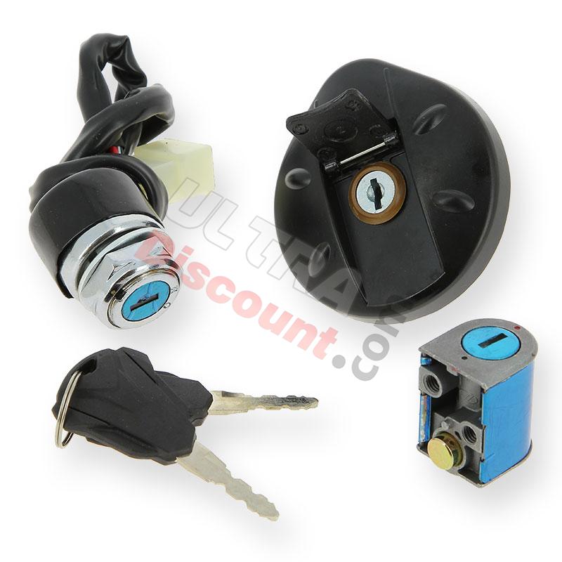 Blocchetto accensione completo per Quad Spy Racing 250cc F3, Ricambi Quad SPY250F3