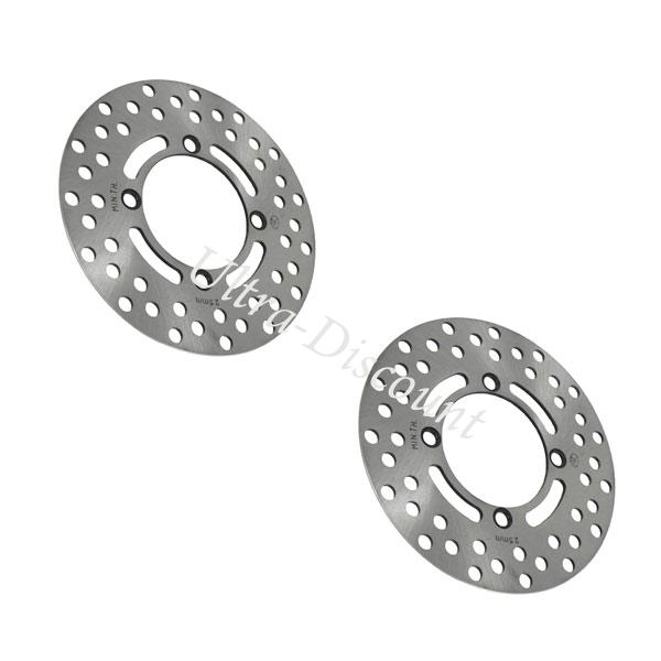 Lotto di 2 dischi anteriori per Quad JYG 200cc (tipo 2), Ricambi Quad cinesi 200cc Lotto di 2 dischi anteriori per Quad JYG 200cc (tipo 2), Ricambi Quad cinesi 200cc