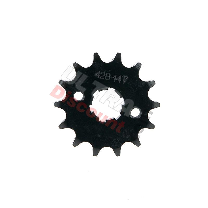 Pignone a 14 denti per Quad 200cc, Ricambi Quad cinesi 200cc Pignone a 14 denti per Quad 200cc, Ricambi Quad cinesi 200cc