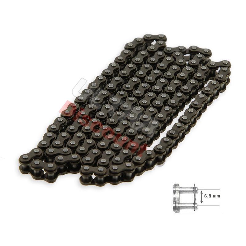 Catena per mini di serie a 74 piccole maglie senza attacco rapido, Ricambi Racing mini ZPF Catena per mini di serie a 74 piccole maglie senza attacco rapido, Ricambi Racing mini ZPF