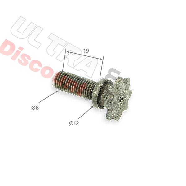 Pignone rinforzato 8 denti a passo Americano (passo piccolo), Ricambi Racing mini ZPF Pignone rinforzato 8 denti a passo Americano (passo piccolo), Ricambi Racing mini ZPF