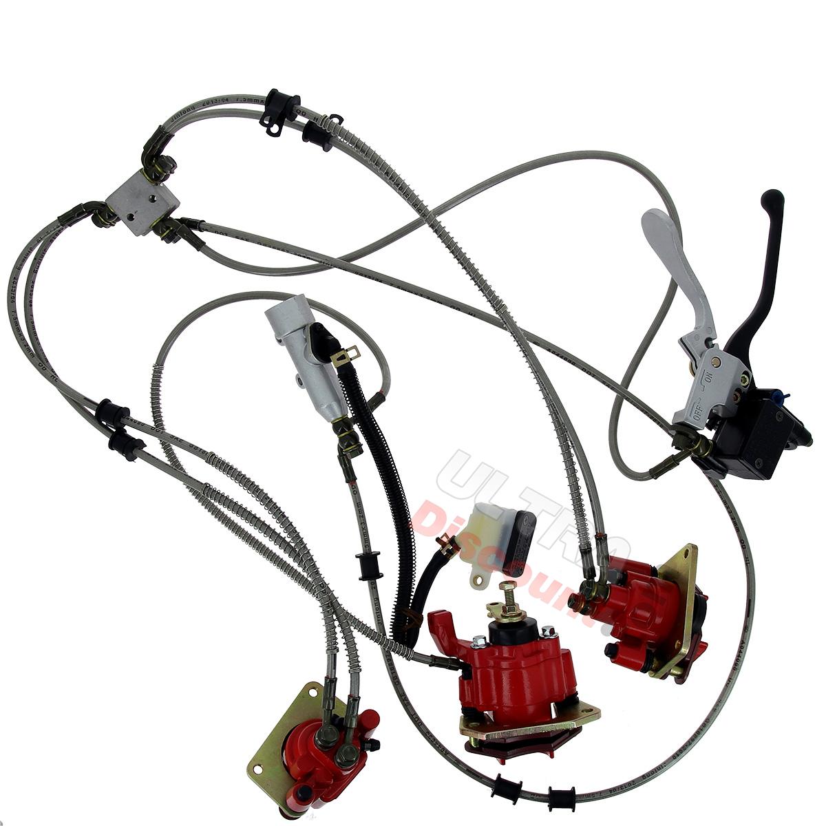Kit completo freni idraulici per Quad Shineray 250cc ST-9C, Pezzi Quad Shineray 250 ST9C Kit completo freni idraulici per Quad Shineray 250cc ST-9C, Pezzi Quad Shineray 250 ST9C
