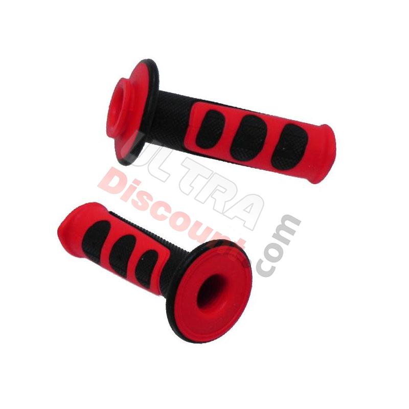 Coppia manopole Grip (Rosso-Nero) Shineray 250 ST-9E-STIXE, Ricambi quad 250cc STIXE ST9E Coppia manopole Grip (Rosso-Nero) Shineray 250 ST-9E-STIXE, Ricambi quad 250cc STIXE ST9E
