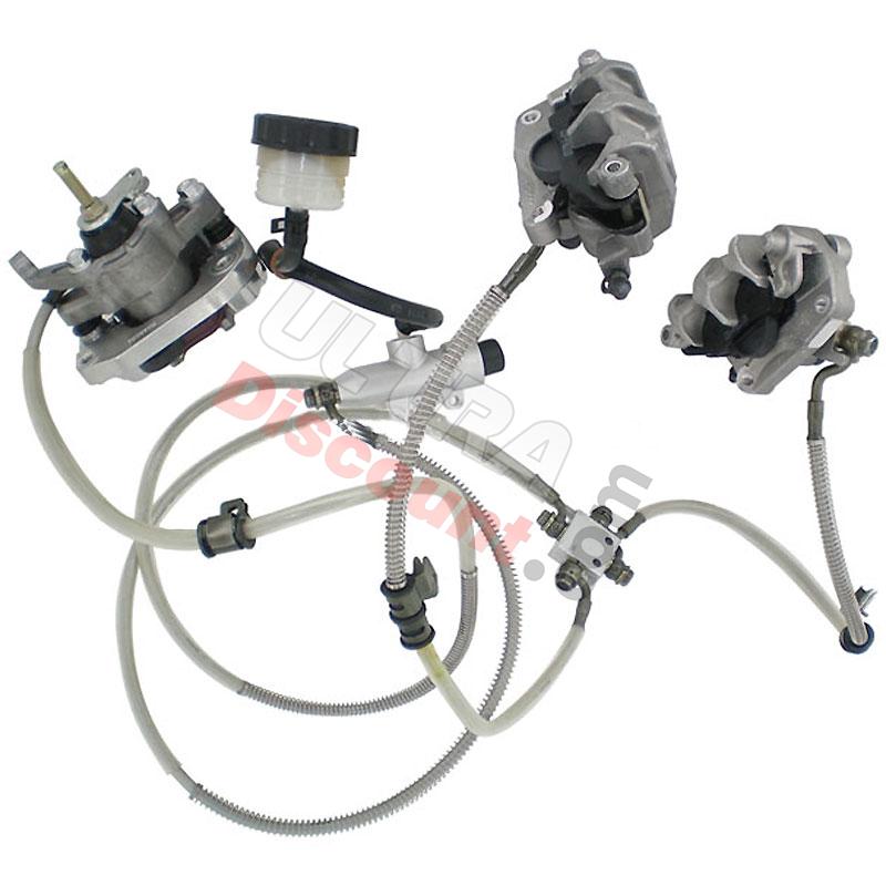 Kit completo freni idraulici per Quad Shineray 300STE , Ricambi Quad Shineray 300