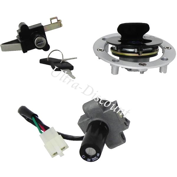 Blocchetto accensione + tappo serbatoio per Quad Shineray 350cc (XY350ST-2E), Ricambi Quad Shineray 350cc Blocchetto accensione + tappo serbatoio per Quad Shineray 350cc (XY350ST-2E), Ricambi Quad Shineray 350cc