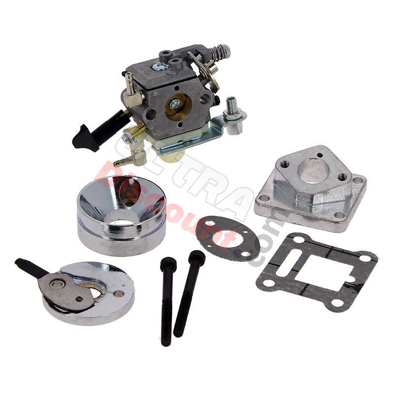 Kit carburatore Alta Pressione di 16 mm per mini moto (senza filtro), Ricambi pocket supermoto