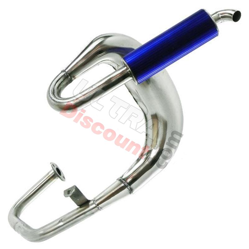 Marmitta per monopattino termico (blu), Ricambi Scooter termico Marmitta per monopattino termico (blu), Ricambi Scooter termico