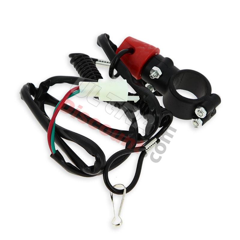 Interruttore spegnimento distacco per mini moto MT4, Ricambi Pocket Blata MT4