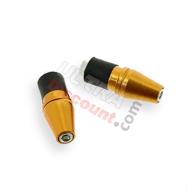 Tappi protezione maniglia Oro (tipo 5), ricambi YAMAHA PW50 Tappi protezione maniglia Oro (tipo 5), ricambi YAMAHA PW50