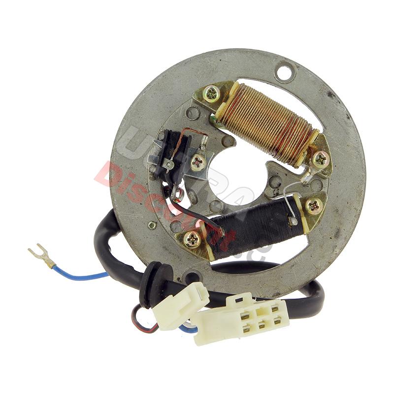 Statore magnetico di avviamento per Yamaha PW80, ricambi YAMAHA PW80 Statore magnetico di avviamento per Yamaha PW80, ricambi YAMAHA PW80