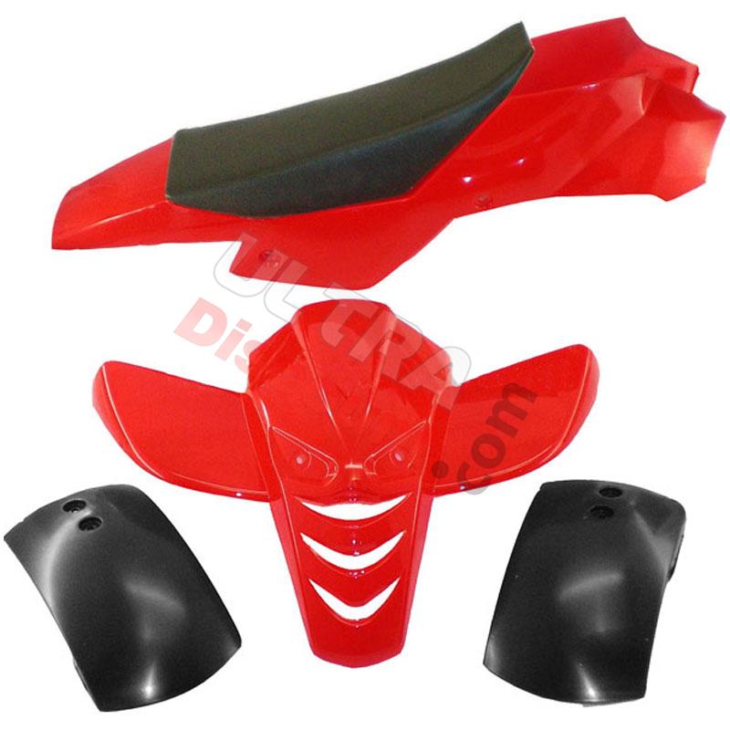 Carena mini quad rossa tipo 2, Ricambi mini quad Carena mini quad rossa tipo 2, Ricambi mini quad