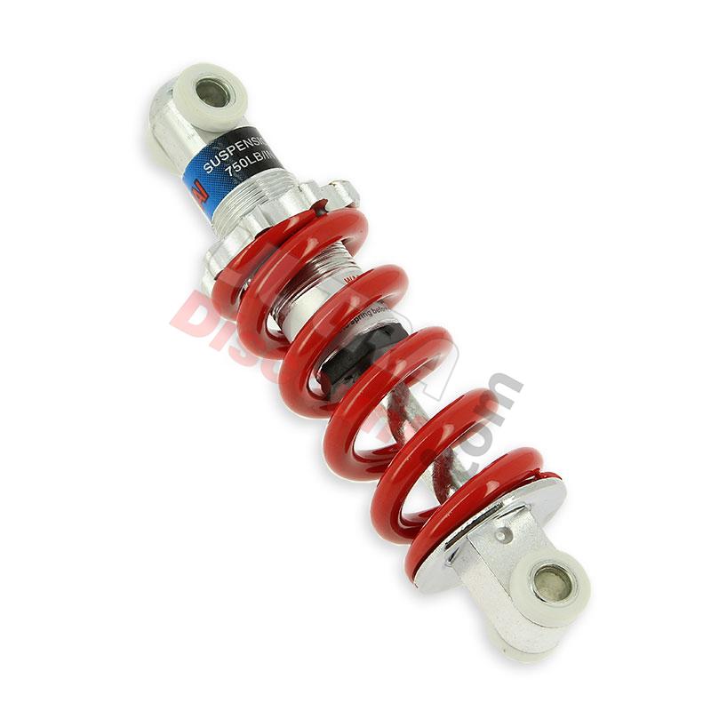 Ammortizzatore posteriore per mini quad (tipo 3, 150mm) Rosso, Ricambi mini quad