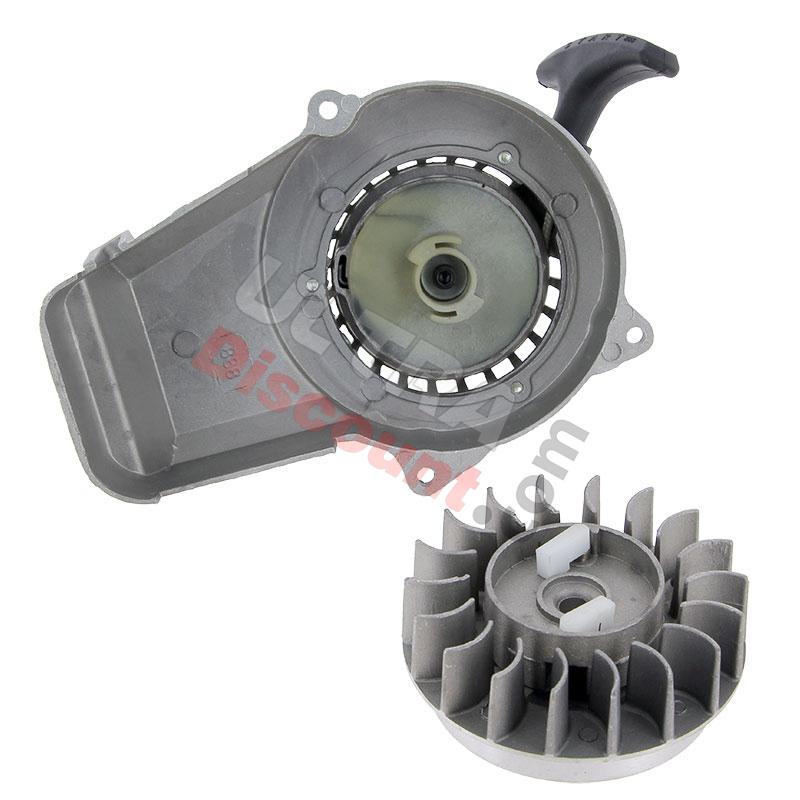 Avviamento a strappo + volano magnetico Quick start per mini quad, Ricambi mini quad Avviamento a strappo + volano magnetico Quick start per mini quad, Ricambi mini quad