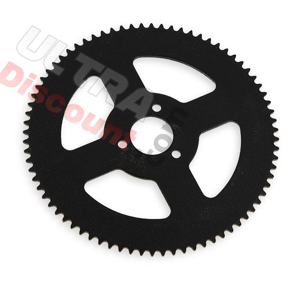 Corona rinforzata per mini moto a 76 denti (passo piccolo), Ricambi mini quad Corona rinforzata per mini moto a 76 denti (passo piccolo), Ricambi mini quad
