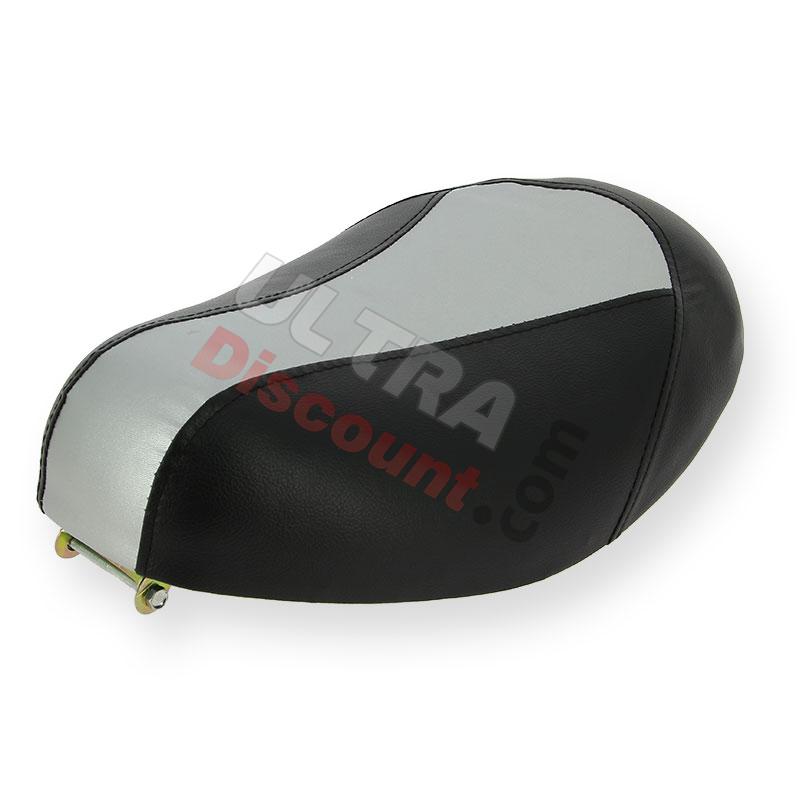 Sella adattabile su mini scooter nero grigio, Parti per mini scooter Sella adattabile su mini scooter nero grigio, Parti per mini scooter
