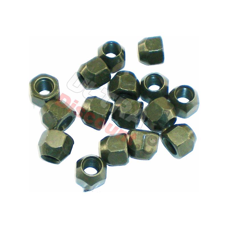 16 Dadi per ruota per Quad Snineray 250cc ST-9E, Ricambi quad 250cc STIXE ST9E 16 Dadi per ruota per Quad Snineray 250cc ST-9E, Ricambi quad 250cc STIXE ST9E