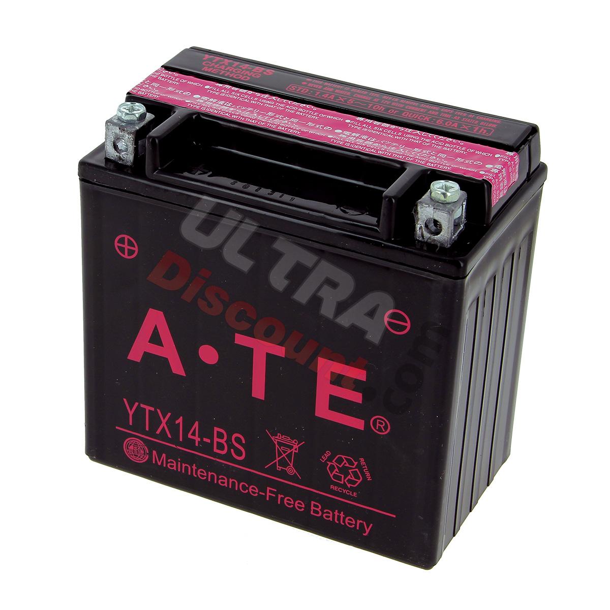 Batteria YTX14-BS per Quad Shineray 300cc ST-4E, Ricambi Quad Shineray 300 Batteria YTX14-BS per Quad Shineray 300cc ST-4E, Ricambi Quad Shineray 300